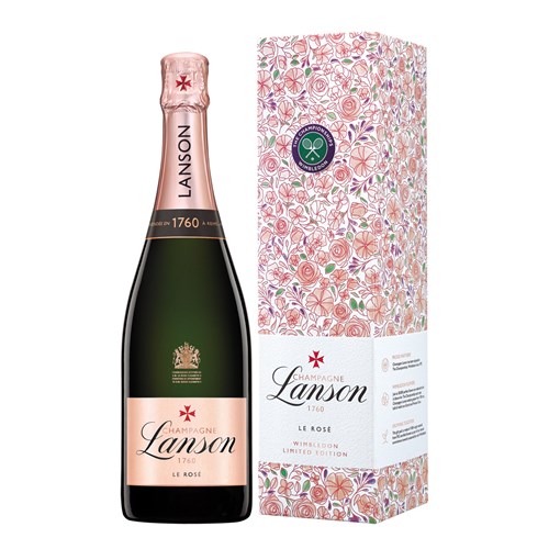 Lanson Le Rose in 2023 Wimbledon Edition Gift Box